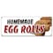 Signmission HOMEMADE EGG ROLLS BANNER SIGN spring chinese freshly ground pork fried B-Homemade Egg Rolls - alternate 1
